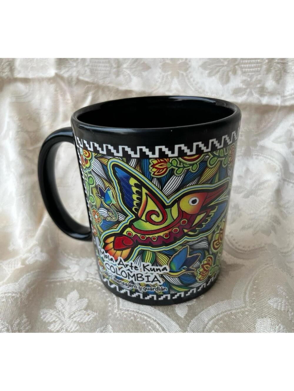 Decorative Coffee Myg “Mila Arte Kuna” Design from Columbia Birds